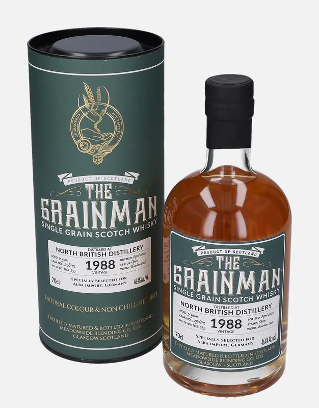 North British – 1988 31 Year Old Meadowside Blending Co. The Grainman