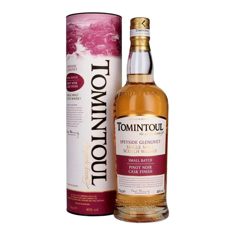 Tomintoul – Pinot Noir Cask Finish Single Malt (70cl, 40%)