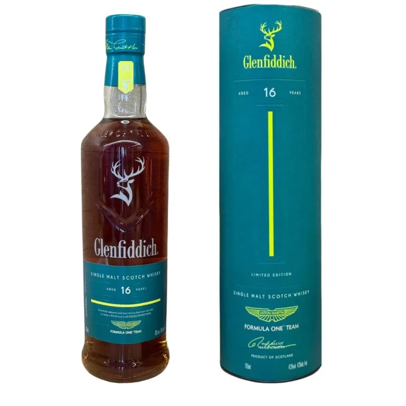 Glenfiddich – 16 Year Old Aston Martin Formula One Team Edition (70cl, 43%)