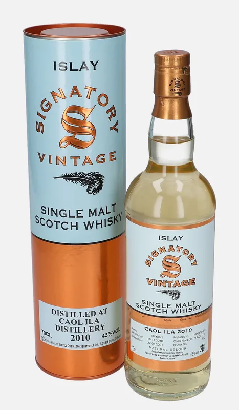Caol Ila – 2010 10 Year Old Signatory Vintage Scotch Whisky Co.