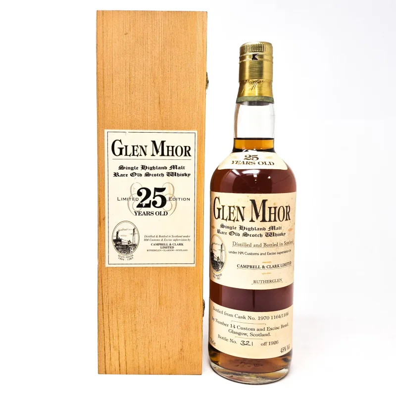 Glen Mhor – 1970 25 Year Old Single Malt Scotch Whisky