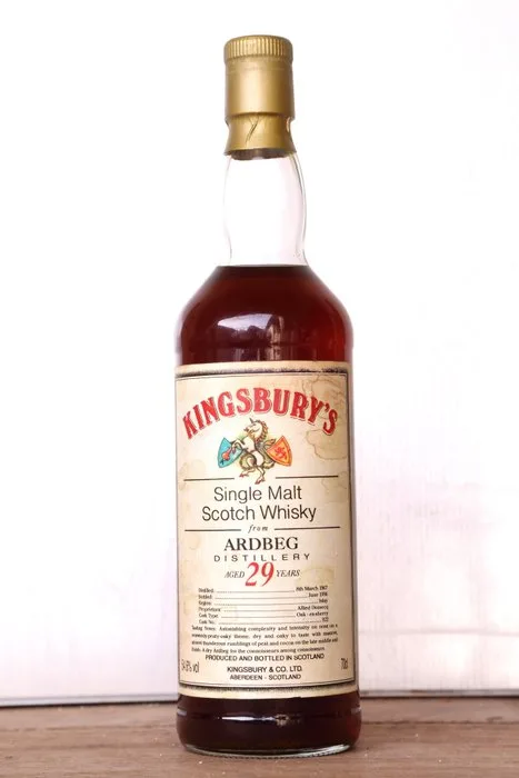 Ardbeg 1967 29 years old Cask no. 922 - Kingsbury & Co. Ltd. - b. 1996 - 70cl