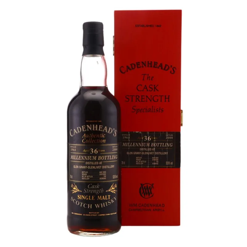 Glen Grant – 1964 Cadenhead's Authentic Collection 36 Year Old Millennium Bottling