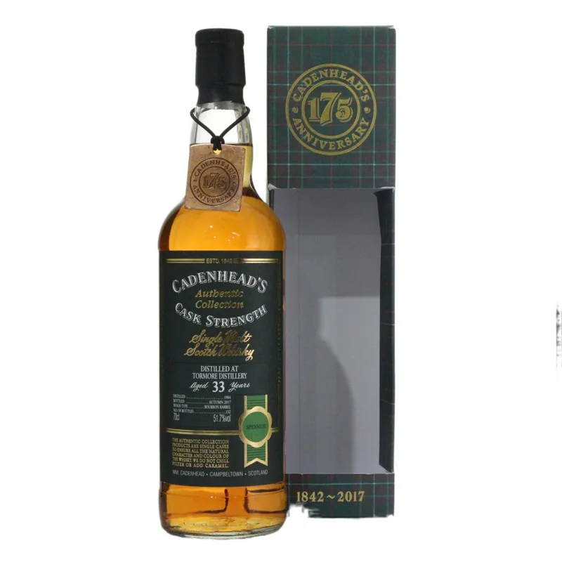 Tormore – 1984 Cadenhead's Authentic Collection 33 Year Old