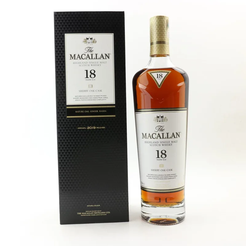 Macallan – 18 Year Old Sherry Oak 2019 Release (70cl, 43%)