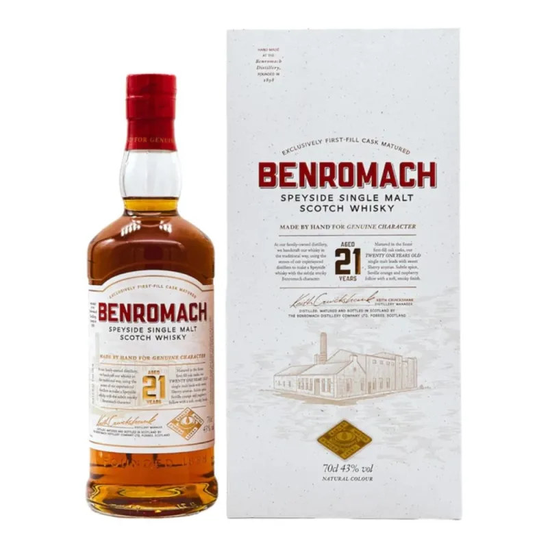 Benromach – 21 Years Old (70cl, 43%)