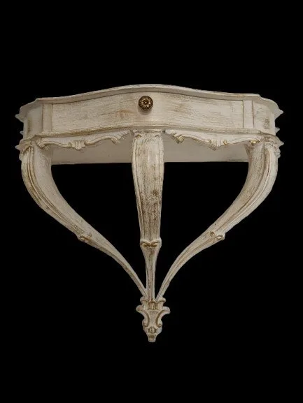 Console table - Wood - Vintage wall-mounted console