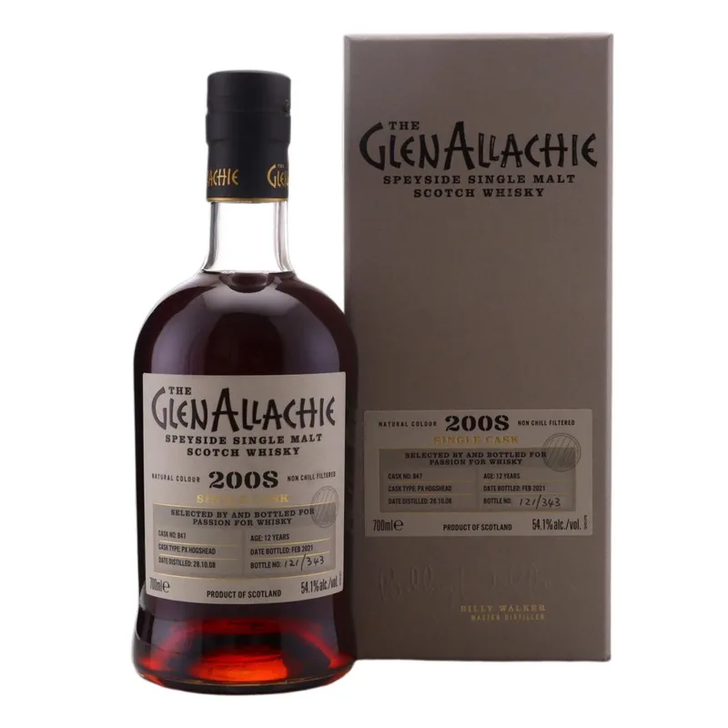 Glenallachie – 2008 Single Cask 12 Year Old