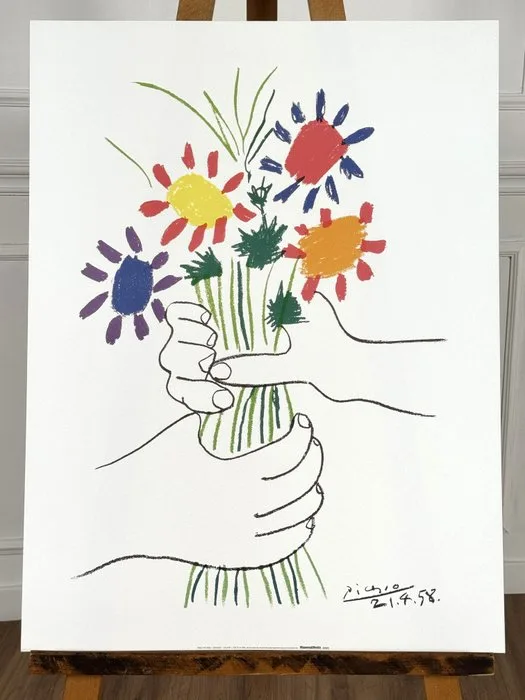 Pablo Picasso - Bouquet of peace - Lito M&S *