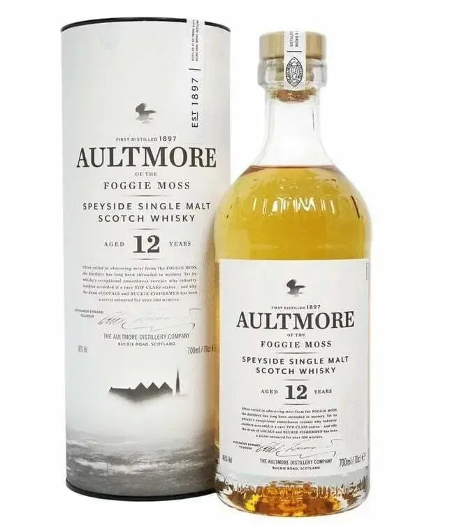 Aultmore – 12 Year Old Single Malt Whisky (70cl, 46%)
