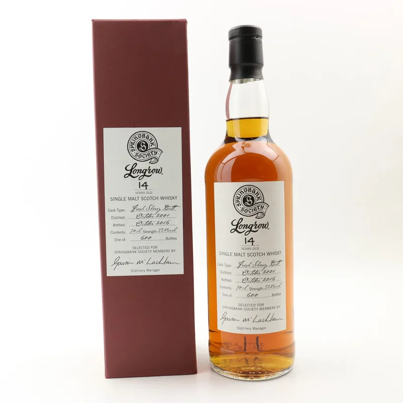 Longrow – 2001 14 Year Old Society Bottling (70cl, 53.2%)