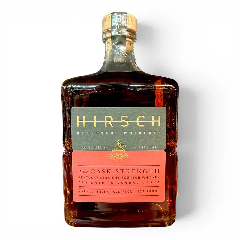 Hirsch 7.5 Year Old Cask Strength Kentucky Straight Bourbon Whiskey Hine Cognac Barrel Finish (2025) (75cl, 63.5%)