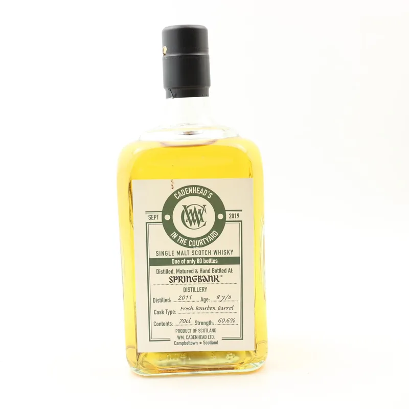 Springbank – 2011 8 year Old Cadenhead’s In The Courtyard (70cl, 60.6%)
