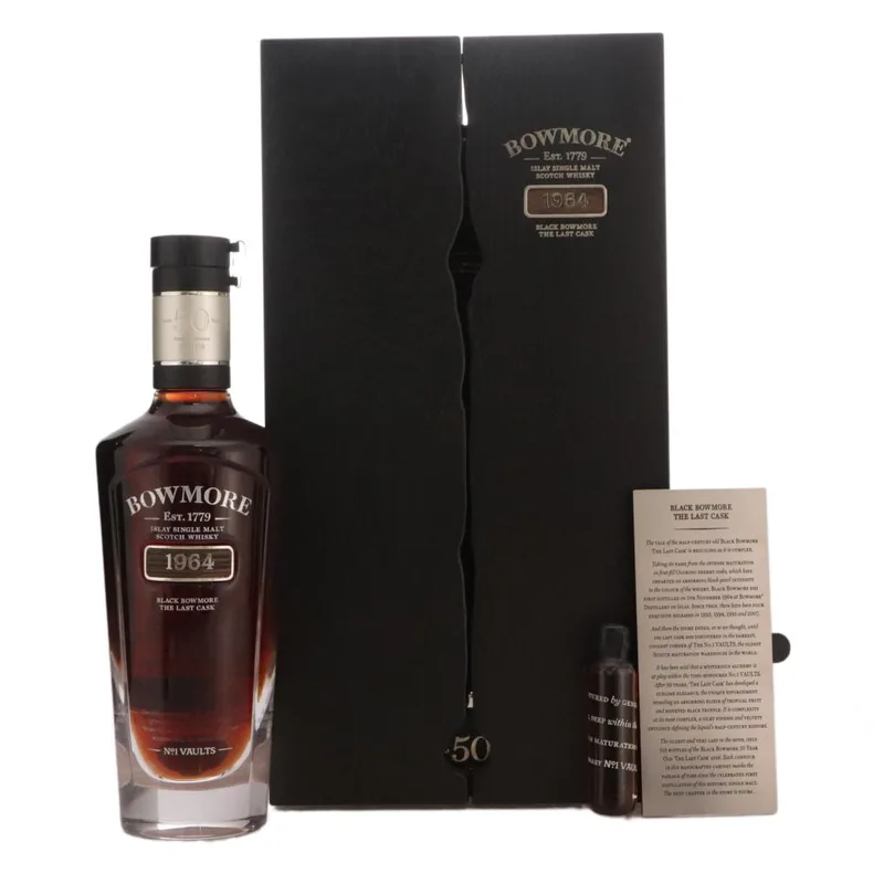 Bowmore – 1964 Black Bowmore 50 Year Old The Last Cask