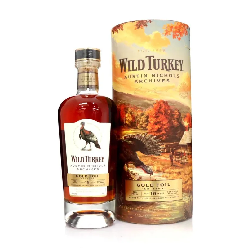 Wild Turkey – Austin Nichols Archives Gold Foil Edition 16 Year Old Straight Bourbon (75cl, 60.00%)