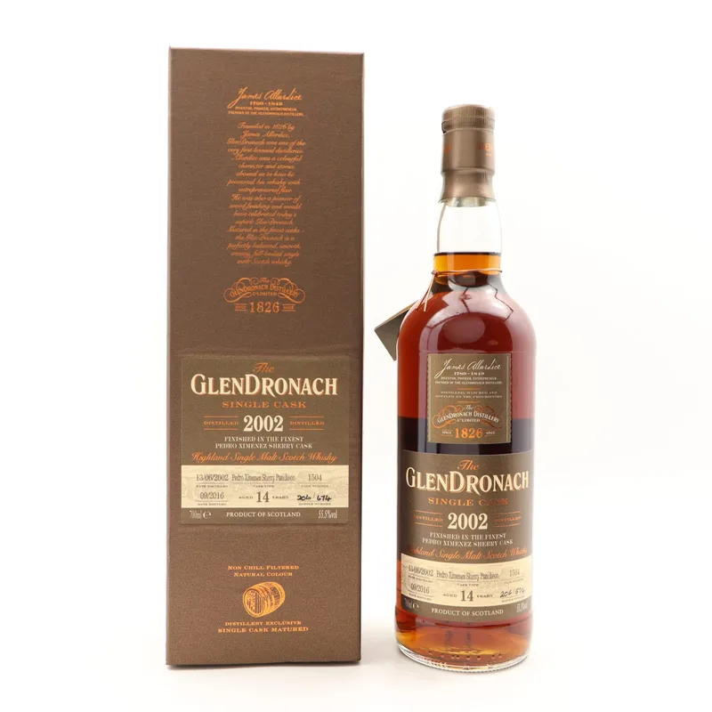 Glendronach – 2002 14 Year Old Single Cask #1504 (70cl, 55.5%)
