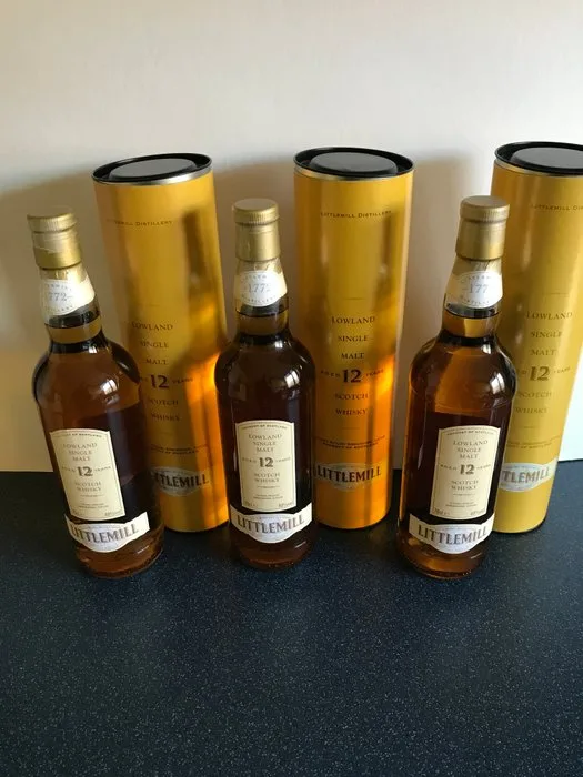Littlemill 12 years old - 70cl - 3 bottles