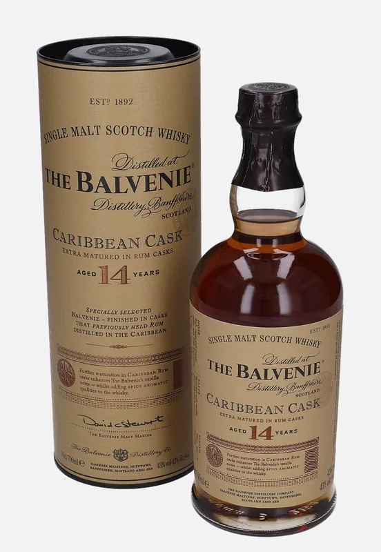 Balvenie – Caribbean Cask 14 Year Old (70cl, 43%)