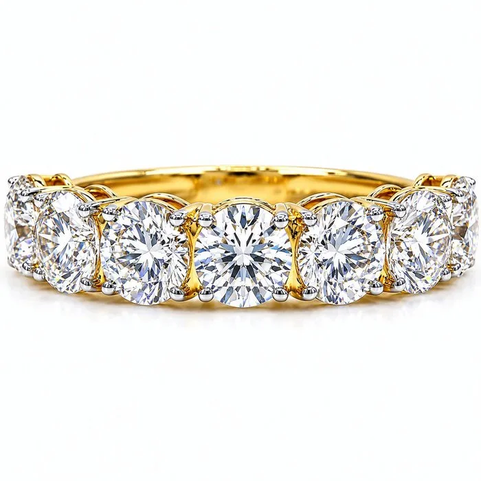 Ring - 14 kt. Yellow gold - 3.20ct. tw. Diamond (Lab-grown)