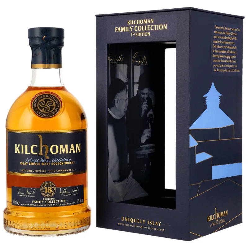 Kilchoman – 18 Year Old Family Collection Bourbon Cask 50 ppm Heavily Peated