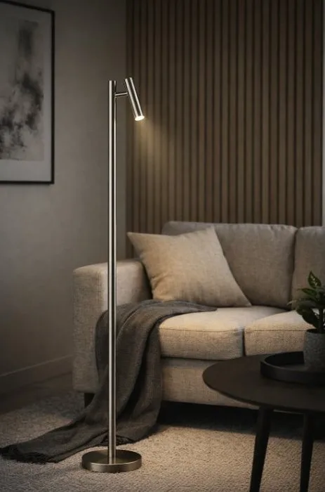 Trio - Floor lamp (2) - Rechargeable - Steel - 2 items