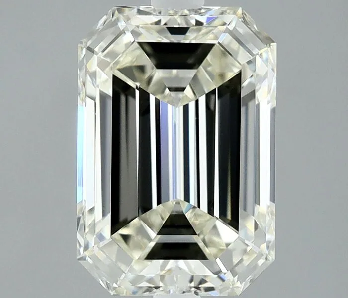 1 pcs Diamond (Natural) - 2.00 ct - Emerald - J - IF - International Gemological Institute (IGI) - Emerald Cut