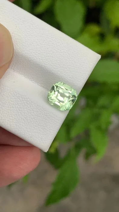 1 pcs Green, Yellow Tourmaline - 3.12 ct - International Colored Gemstone Association (ICA GemLab) - Afghan Tourmaline