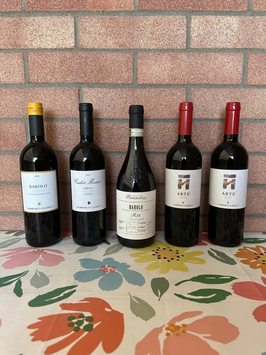 2019 Domenico Clerico: Barolo 2019, Ginestra 2019, Arte 2021, 2022 & 2019 Brandini R56 - Barolo, Piedmont - 5 Bottles (0.75L)