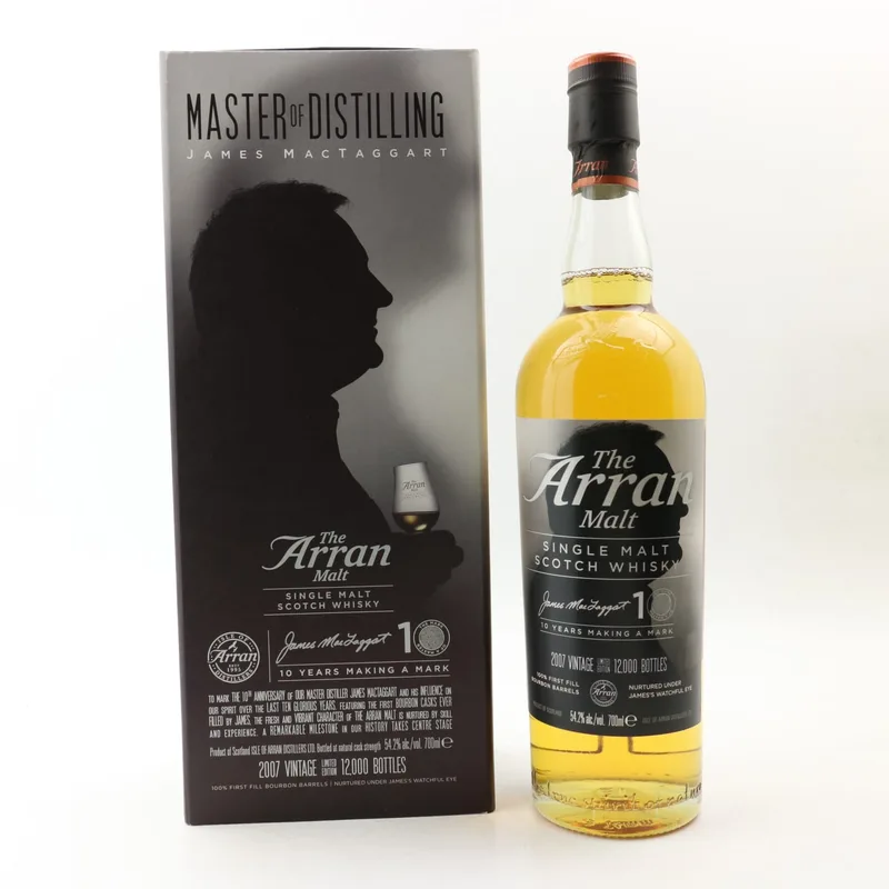 Arran – 2007 10 Year Old James MacTaggart (70cl, 54.2%)