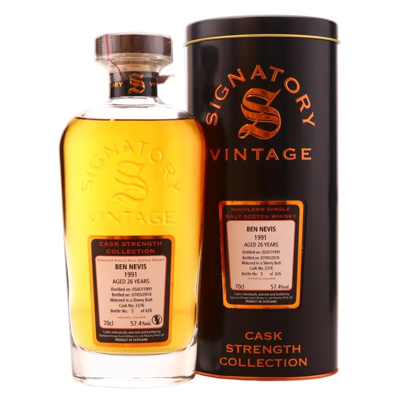 Ben Nevis – 1991 Cask Strength Collection 26 Year Old