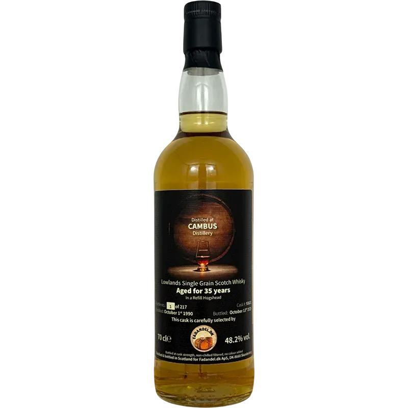 Cambus – 35 Year Old Refill Hogshead 48.2% (70cl, 48.2%)