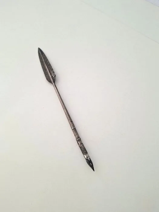 Russisch Zilveren Schrijfveer / Iwan Posnikov - Pen