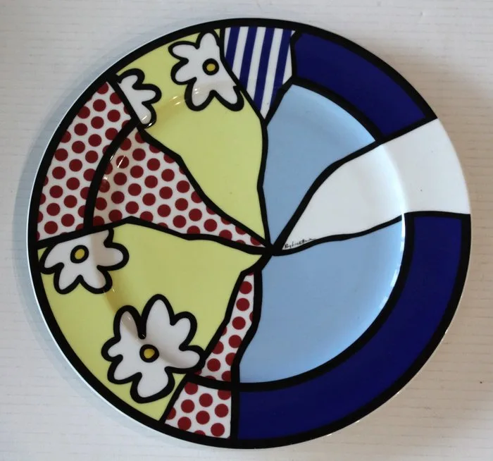 Rosenthal - Roy Lichtenstein - Dish - Porcelain - Kunstlerteller 1996