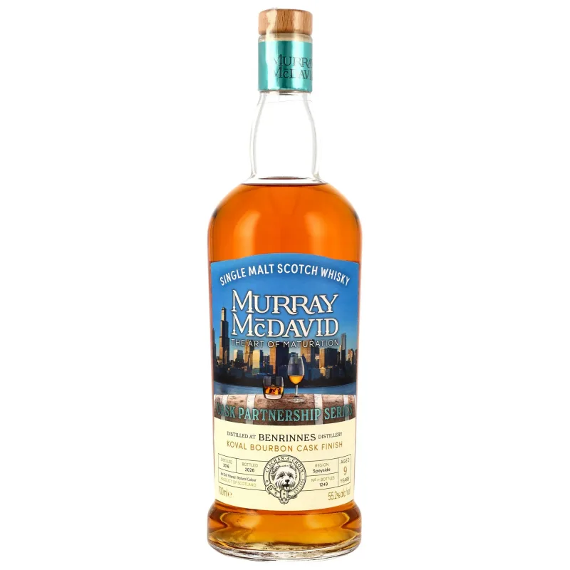 Benrinnes – 2016/2026 9 Year Old Koval Bourbon Cask Finish Cask Partnership Series Murray McDavid