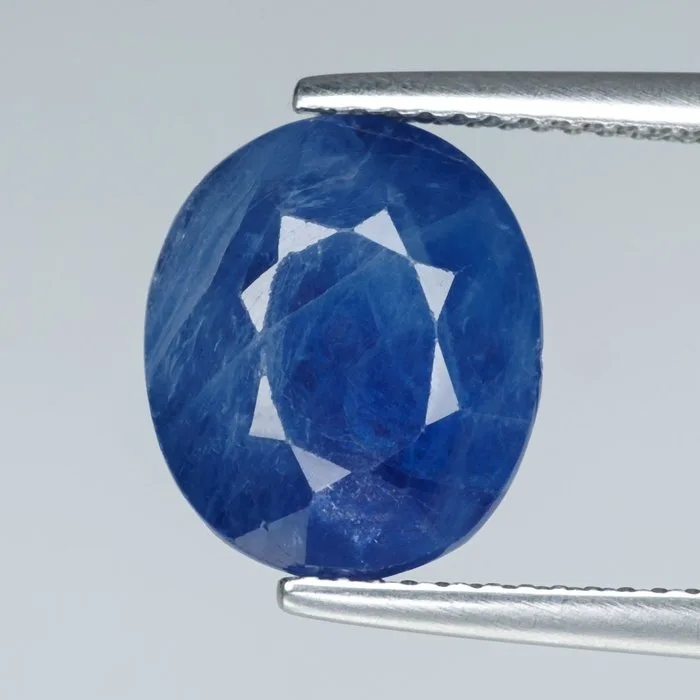 1 pcs Blue Sapphire - 8.10 ct - Guild Gem Laboratory