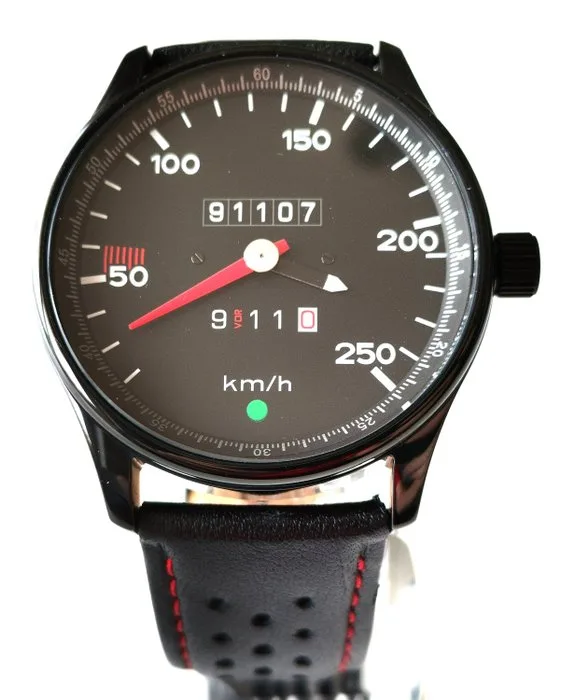 PORSCHE 911 Carrera - Horloge - LIMITED PORSCHE 911 SPEEDOMETER Watch - Men - 1960-1969