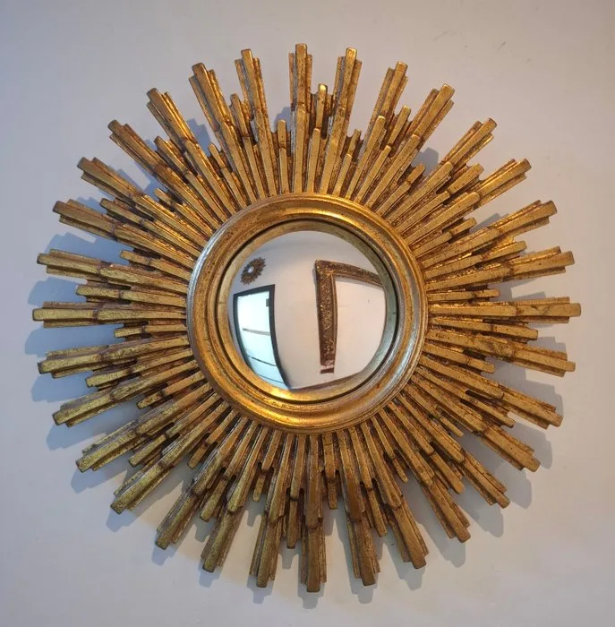Wall mirror - Resin - Solar Mirror 1960