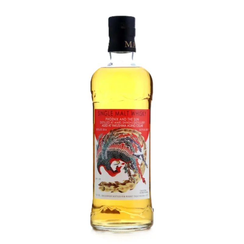 Mars – 3 Year Old 2014 Single Bourbon Barrel #2004 Yakushima Aged Phoenix & The Sun Whisky Talk Fukuoka Exclusive (2017)