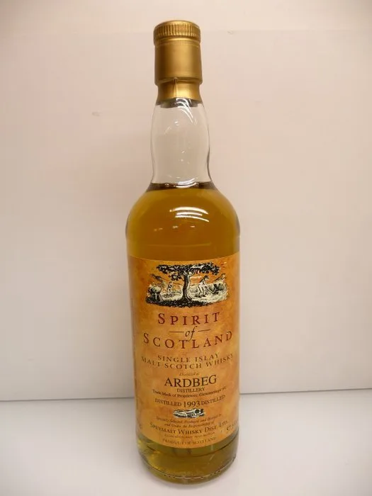 Ardbeg 1993 10 years old Cask no. 1084 - Speymalt Whisky Distributor - b. 2003 - 70cl