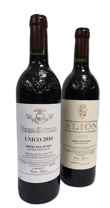 2016 Bodegas Vega Sicilia, Único & 2022 Alión - Ribera del Duero Gran Reserva, Reserva - 2 Bottle (0.75L)