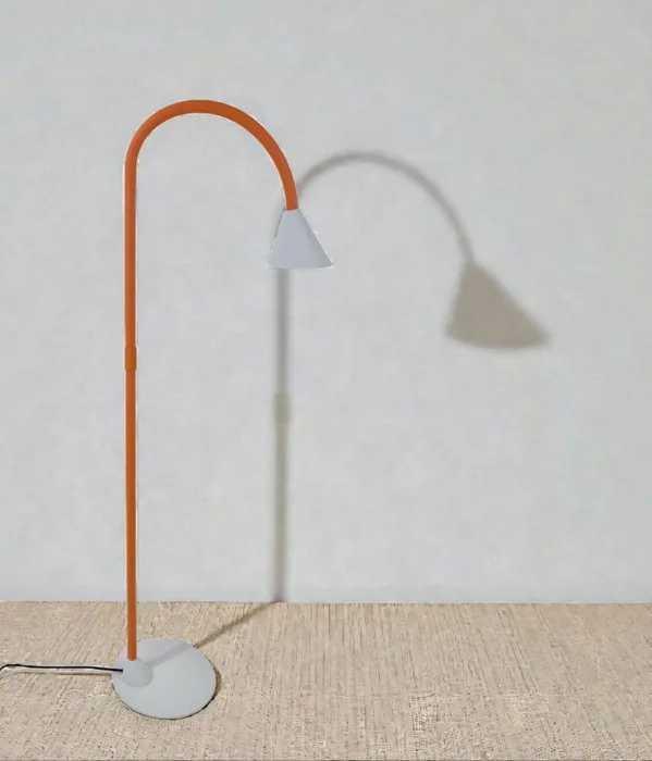Seed Design - Floor lamp - Vanessa Orange - Flexible Floor Light - Metal - Retired Model