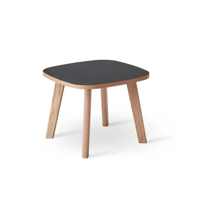 Hammel Furniture - Carsten Buhl - Coffee table - ONE Coffee Table 60x60 in Black Laminate oak - Wood