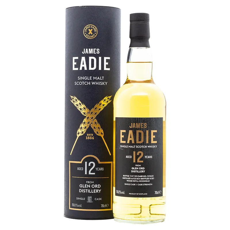 James Eadie Glen Ord Aged 12 Years 2011/2023 Cask 305633 (70cl, 59.1%)