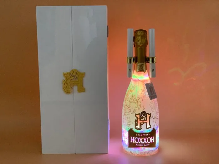 Hoxxoh, Gold Luminous "Limited Edition" - Champagne Blanc de Blancs - 1 Bottle (0.75L)