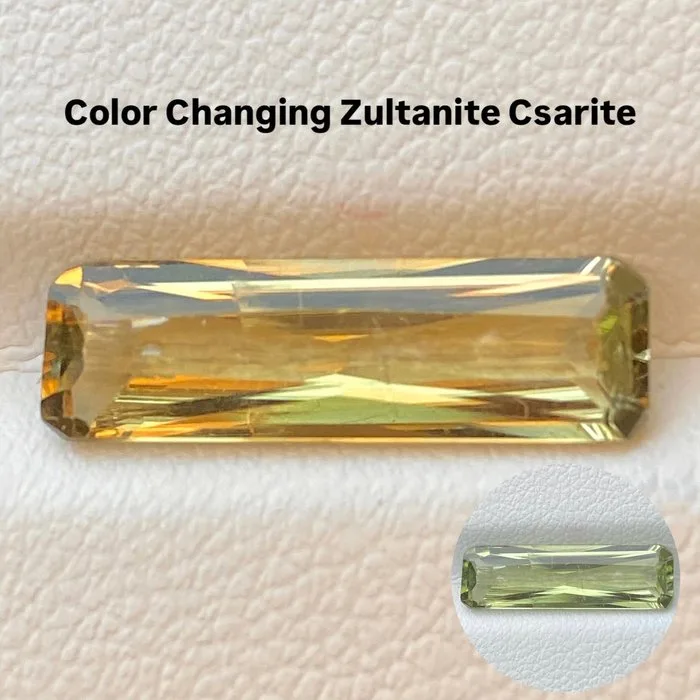 Diaspore - 3.62 ct - International Colored Gemstone Association (ICA GemLab) - Turkish Zultanite Csarite
