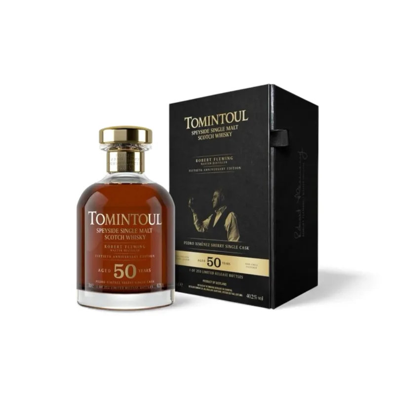 Tomintoul – 1973 50 Year Old Robert Fleming 50th Anniversary