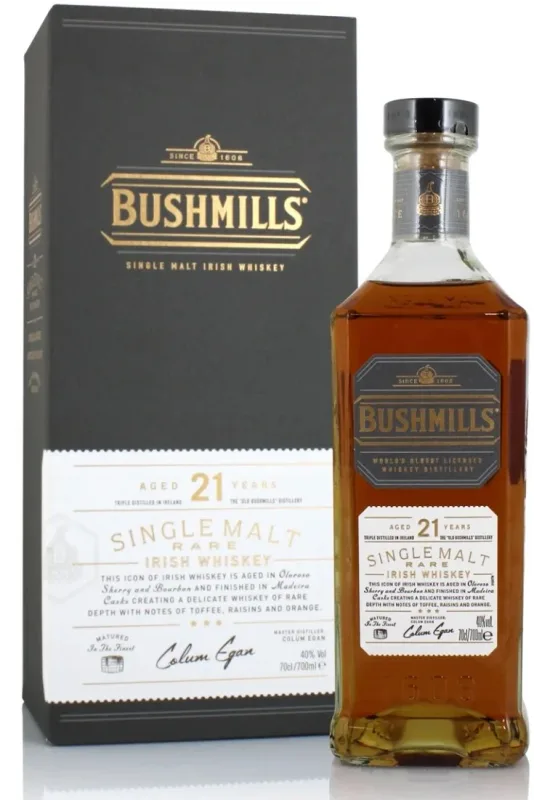 Bushmills 21 Year Old Single Malt Irish Whiskey