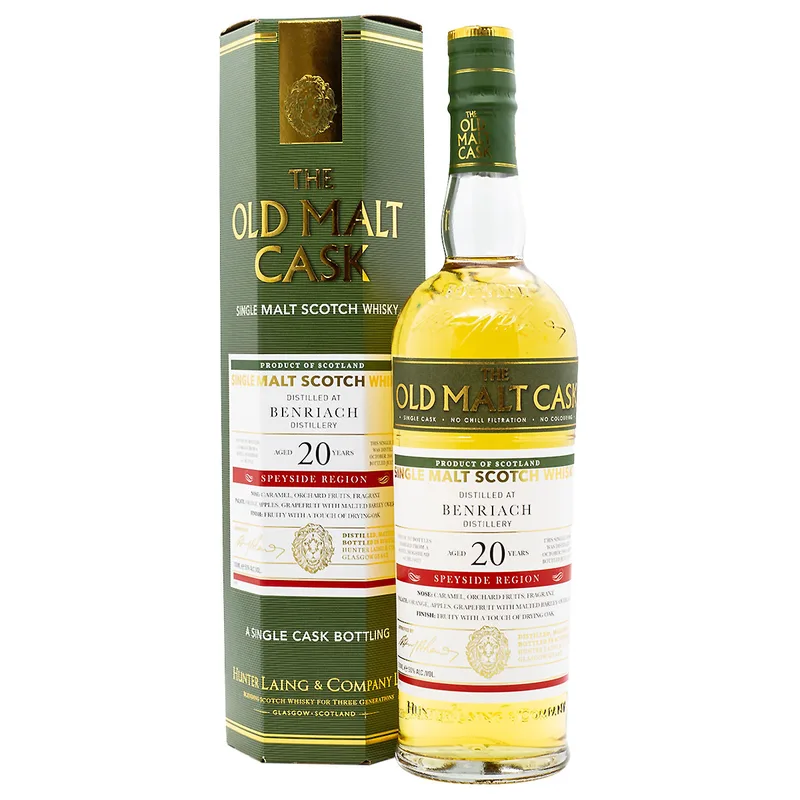Hunter Laing Benriach 20 Year Old 2001/2022 Old Malt Cask HL19523 (70cl, 50%)