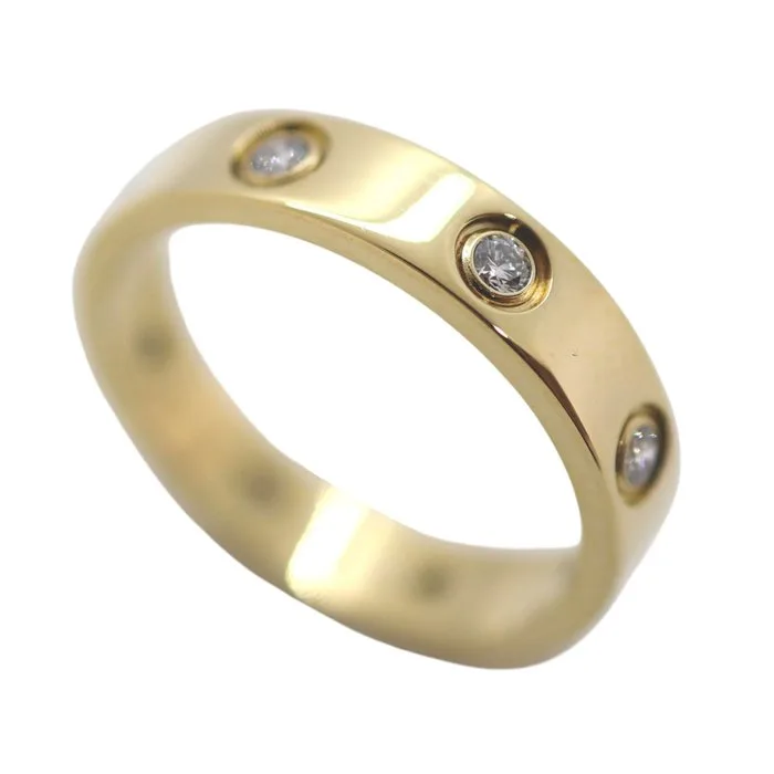 Cartier - Ring - LOVE small model - 18 kt. Yellow gold - 8 Diamonds