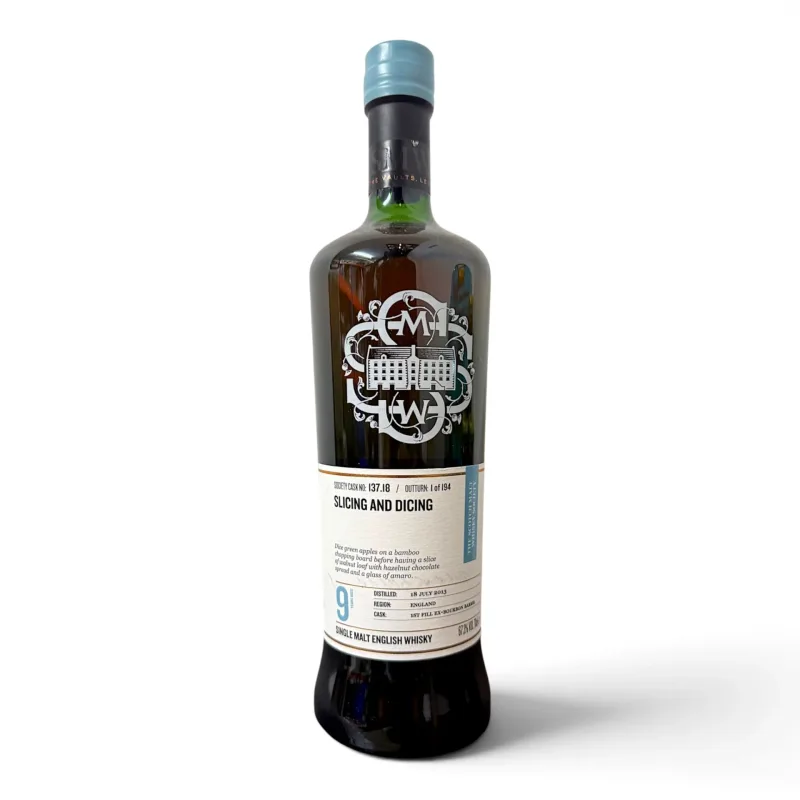 The English Distillery – 9 Year Old 2013 SMWS 137.18 'Slicing And Dicing' Single 1st Fill Bourbon Barrel
